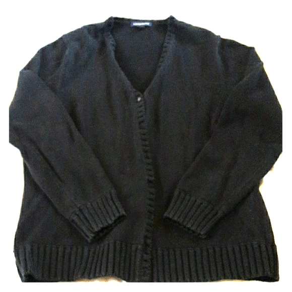Cotton Cardigan Sweater by Lands End - Picture 1 of 5